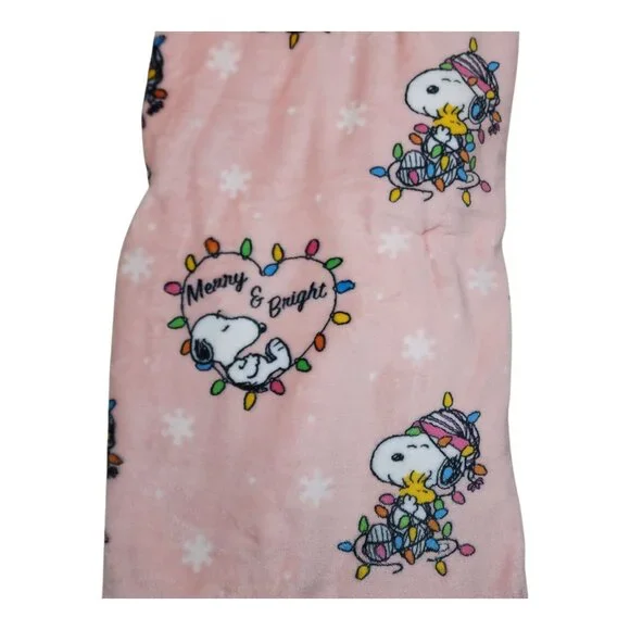 Peanuts Snoopy Extra Long Pet Throw Blanket By Berkshire 60"X70" Merry & Bright - Picture 6 of 10